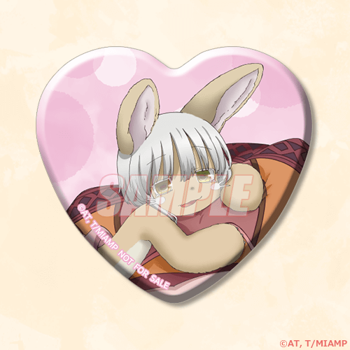 ハート型缶バッジ ナナチ