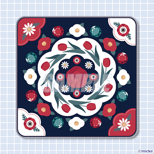 A-2 花言葉ハンドタオル 愛しています