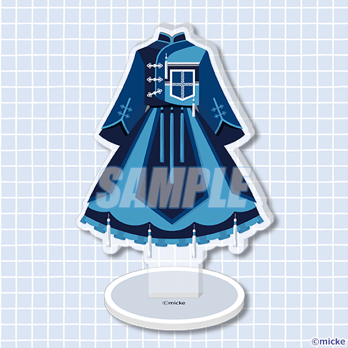 B-1 漢字ドレスのアクリルスタンド 海