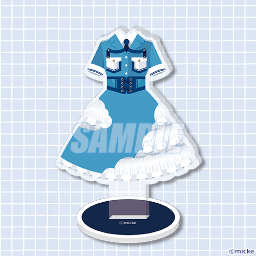 B-2 漢字ドレスのアクリルスタンド 空