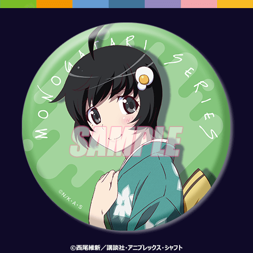 D-3 75mm缶バッジ 阿良々木月火