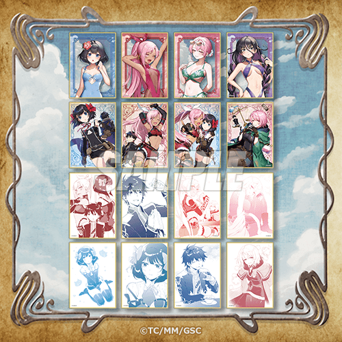 D賞 ミニ色紙全16種セット