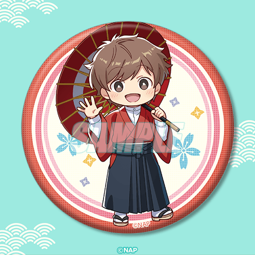 缶バッジ 広瀬愛貴 和モダン(ミニキャラ)