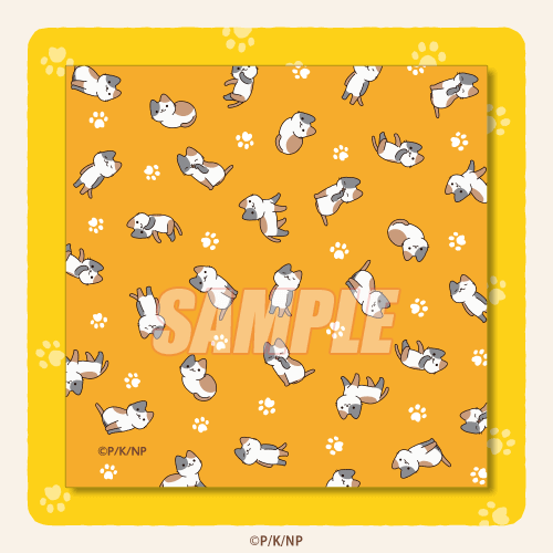 C-4 ミニタオル ミケネコ