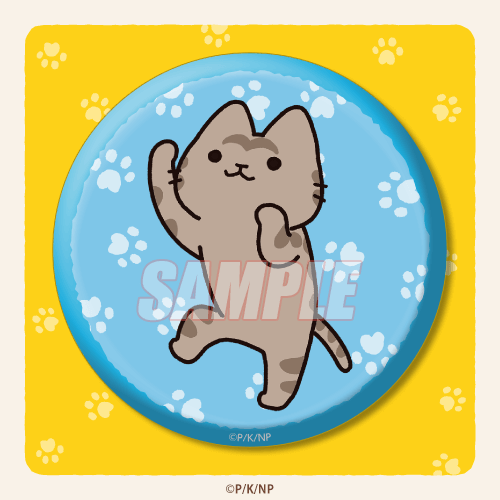 D-1 缶バッジ キジトラ