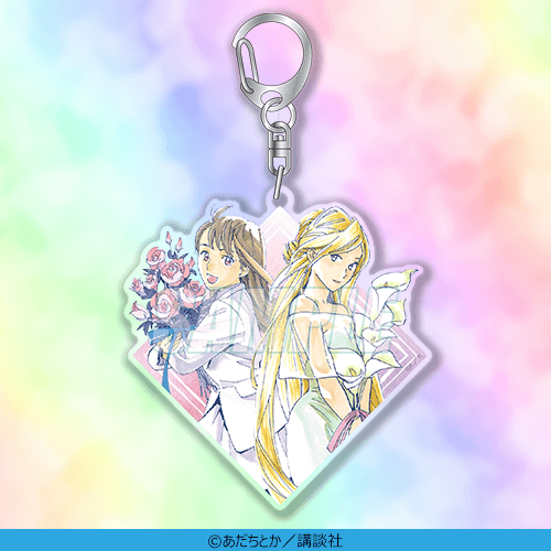 B-13 アクリルキーホルダー ひより＆毘沙門