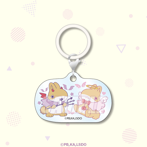 アクリルマーカーチャーム うさめ てんし&こあくま