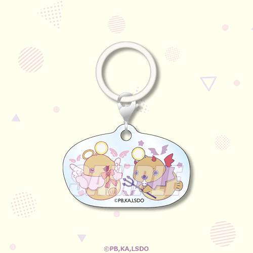 アクリルマーカーチャーム あんこう てんし&こあくま