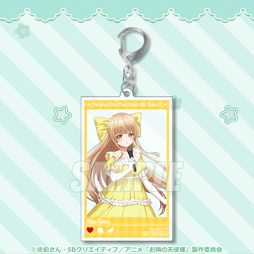 SNS風アクリルキーホルダー フリルドレス