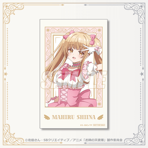 ミニブロマイド ピンク 描き下ろし