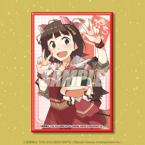 D-1 スクエア缶バッジ 天海春香＆はるかさん