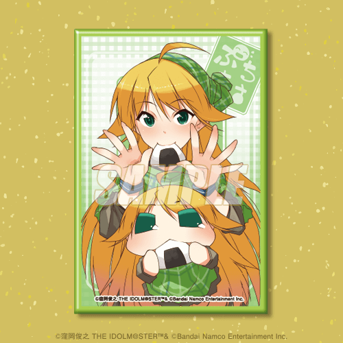 D-11 スクエア缶バッジ 星井美希＆あふぅ