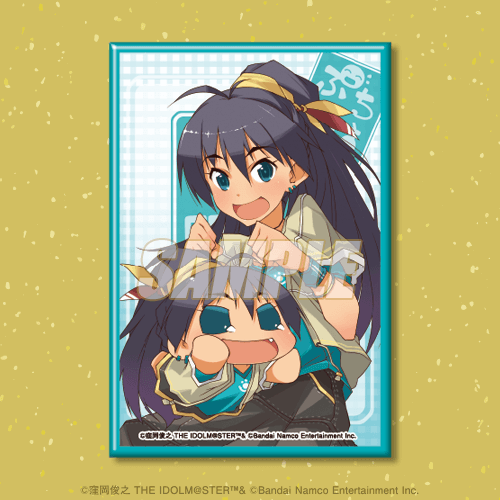 D-12 スクエア缶バッジ 我那覇響＆ちびき