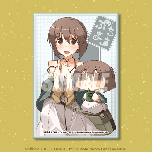 D-3 スクエア缶バッジ 萩原雪歩＆ゆきぽ