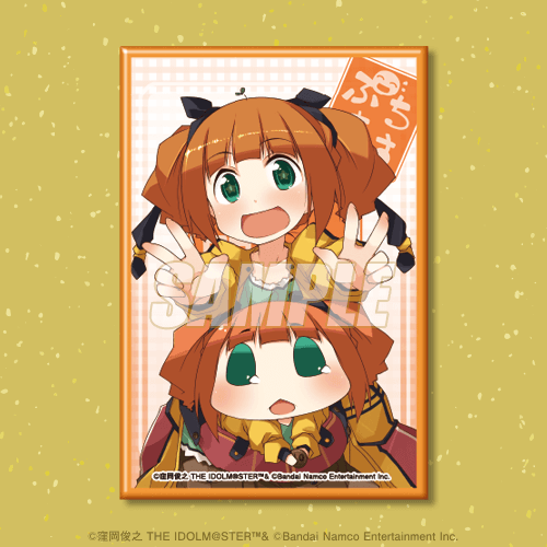 D-4 スクエア缶バッジ 高槻やよい＆やよ