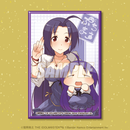 D-6 スクエア缶バッジ 三浦あずさ＆みうらさん