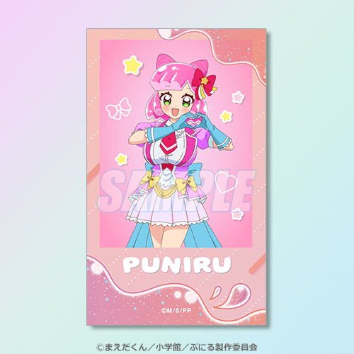 ミニブロマイド アイドル梨花の姿のかわいいぷにる 描き下ろしVer.
