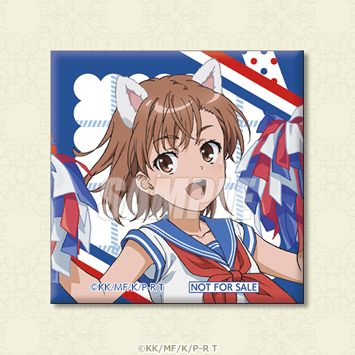 スクエア缶バッジ ケモミミチアガールver.