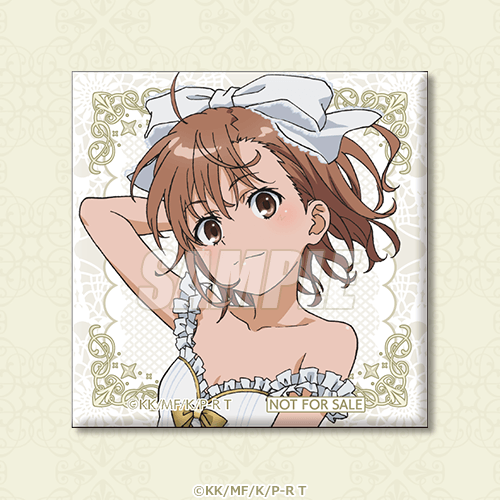 スクエア缶バッジ ビスクドールワンピースver.