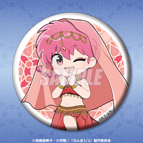 缶バッジ らんま ミニキャラ