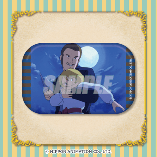 スクエア缶バッジ 人質