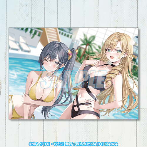 A3クリアポスター 菫&依礼奈(プールサイド)