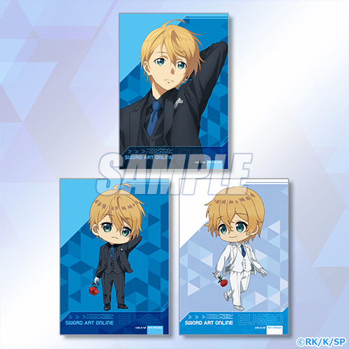 ブロマイド ユージオ Ver.Black／ユージオ Ver.Black ミニキャラ 1／ユージオ Ver.White ミニキャラ 1