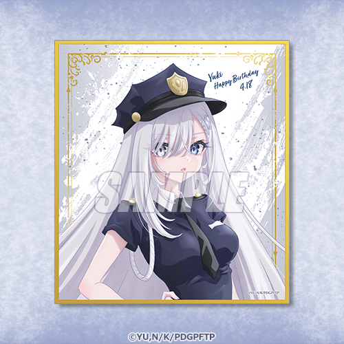 D-3 ミニ色紙 ポリス（A）