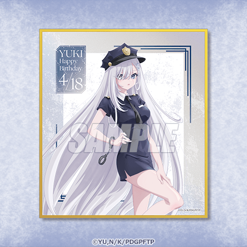 D-6 ミニ色紙 ポリス（B）