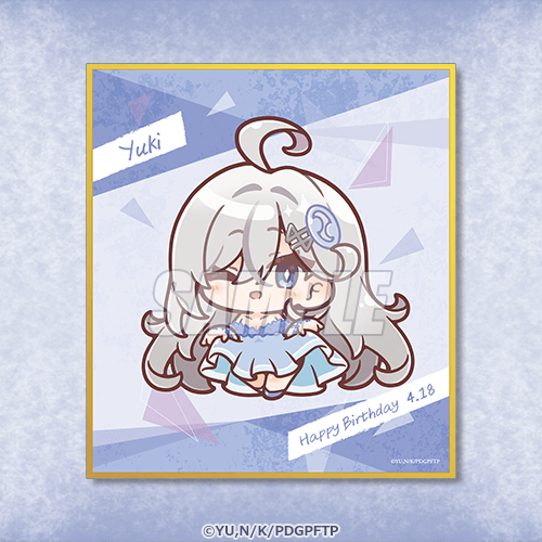 D-7 ミニ色紙 ドレス（ミニ）