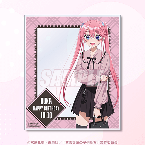 誕生日当日限定 バースデーアクリルカード 謳華（私服）