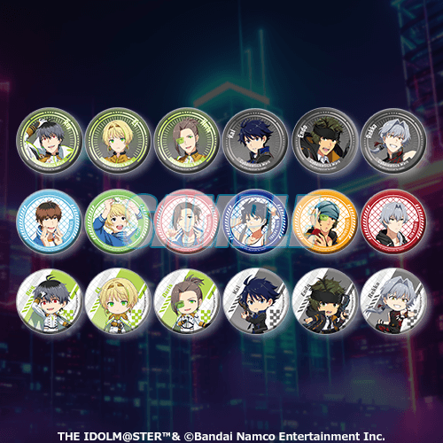 E賞 蓄光缶バッジ全18種セット