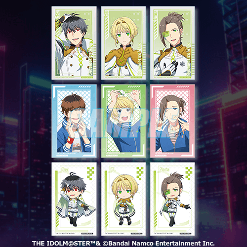 ミニブロマイド 鷹城恭二／ピエール／渡辺みのり（各3種：描き下ろし・カードイラスト・ちびキャラ）