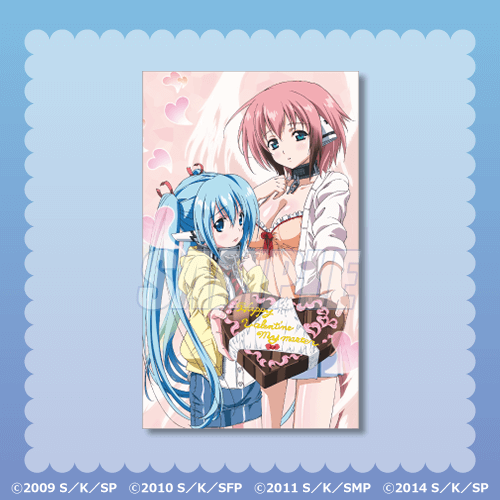 ミニブロマイドカード イカロス＆ニンフ（ヴァレンタイン）