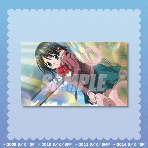 ミニブロマイドカード 日和（制服）