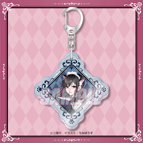 C-2 アクリルキーホルダー 夏凪 渚（猫）