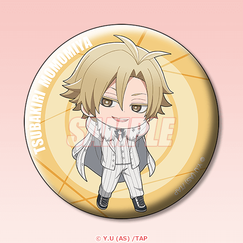 缶バッジ 桃宮 唾切 ちびキャラ