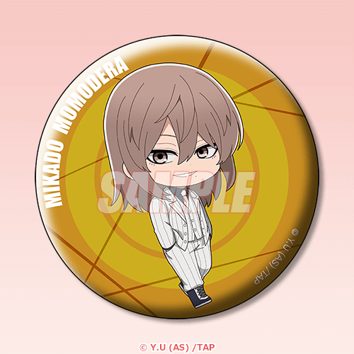 缶バッジ 桃寺 神門 ちびキャラ