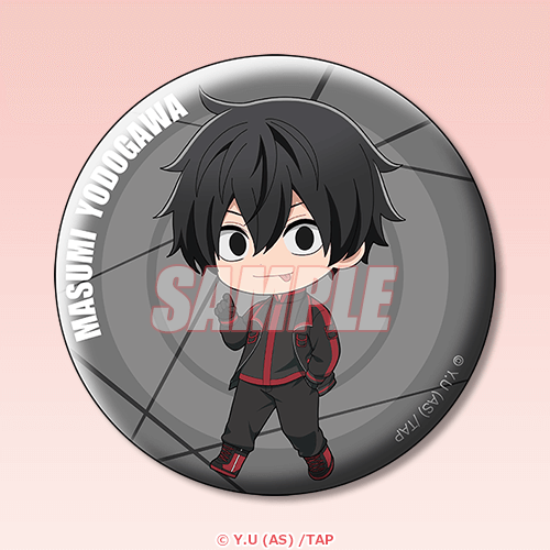 缶バッジ 淀川 真澄 ちびキャラ