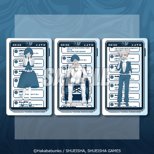 描き下ろしクリアカード 3種セット