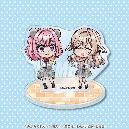 ミニキャラペアアクリルスタンド れな子&紫陽花