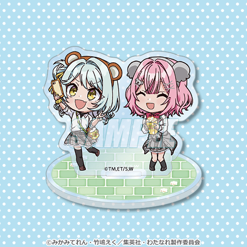 ミニキャラペアアクリルスタンド れな子&香穂