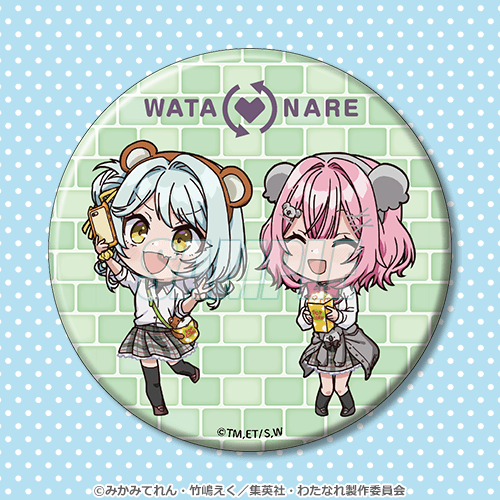 缶バッジ ミニキャラ れな子&香穂