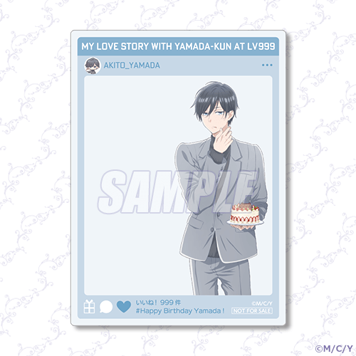 SNS風アクリルカード ケーキ
