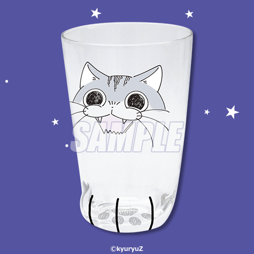 A-3 猫足グラス おしゃべり