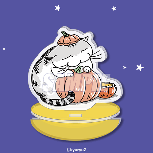 B-4 ゆらゆらアクリルスタンド かぼちゃ