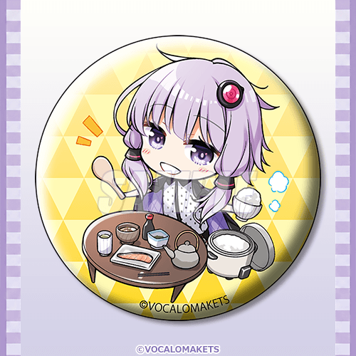 缶バッジ 朝ごはん ミニキャラ
