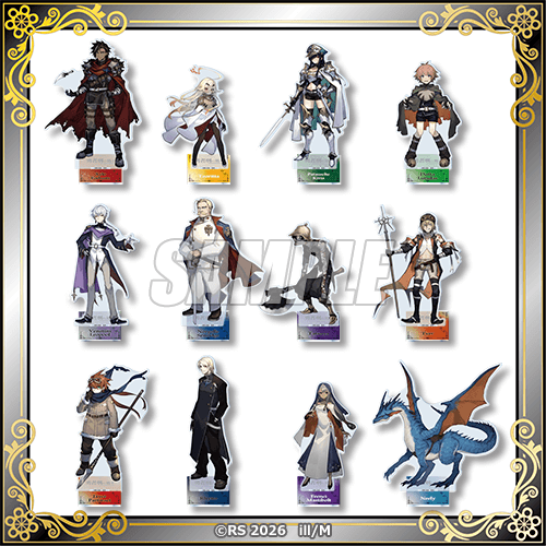 B賞 アクリルスタンドフィギュア全12種セット