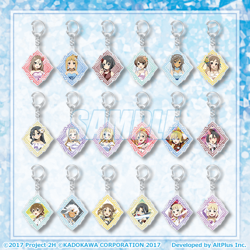 C賞 アクリルキーホルダー全18種セット