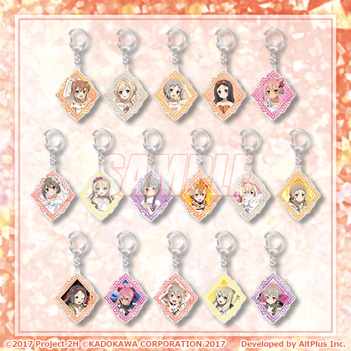C賞 アクリルキーホルダー全16種セット
